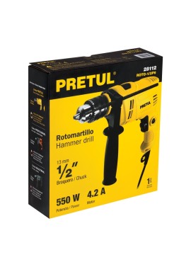 Rotomartillo 1/2" 550 W, Pretul