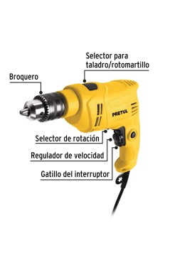 Rotomartillo 1/2" 550 W, Pretul