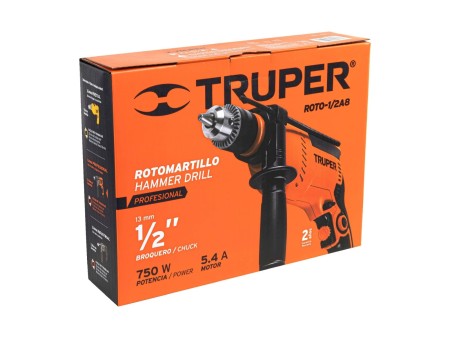 Rotomartillo 1/2" 750 W, profesional, Truper