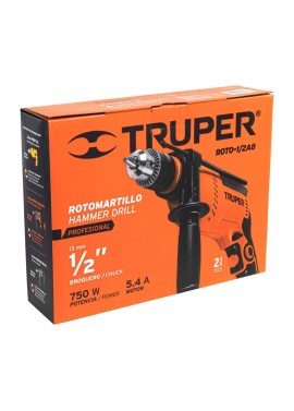 Rotomartillo 1/2" 750 W, profesional, Truper