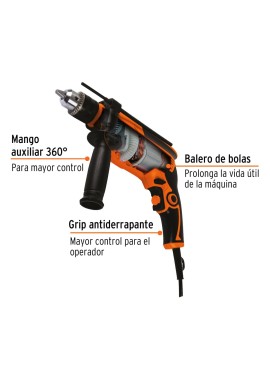 Rotomartillo 1/2" 750 W, profesional, Truper