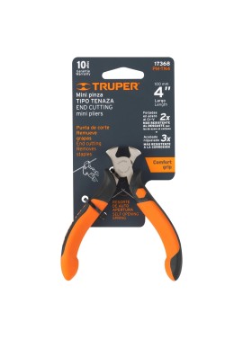 Mini pinza tipo tenaza 4" mango Comfort Grip, Truper