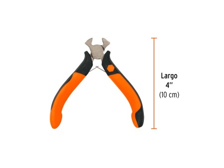 Mini pinza tipo tenaza 4" mango Comfort Grip, Truper