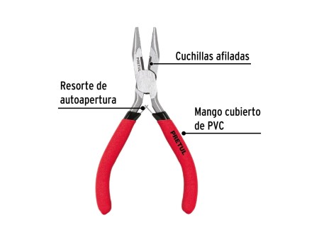 Mini pinza de punta y corte 5", Pretul