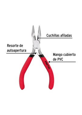 Mini pinza de punta y corte 5", Pretul