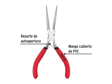 Mini pinza de punta de aguja 6", Pretul