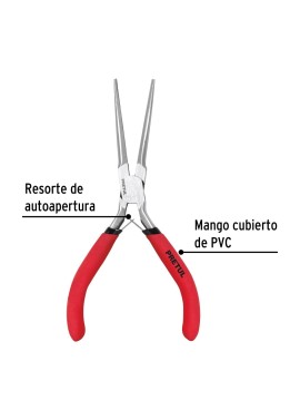 Mini pinza de punta de aguja 6", Pretul