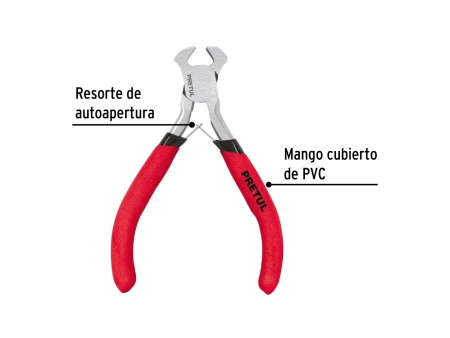 Mini pinza tipo tenaza 4", Pretul