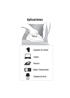 Extensión eléctrica doméstica 10 m blanca con clavija plana