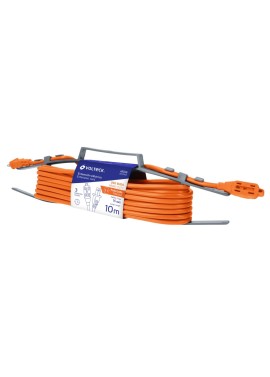 Extensión eléctrica de uso rudo 10 m 2x16 AWG, Volteck