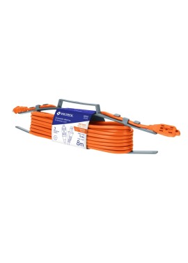 Extensión eléctrica de uso rudo 8 m 2x16 AWG, Volteck