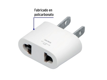 Adaptador barra redonda a plana, Volteck