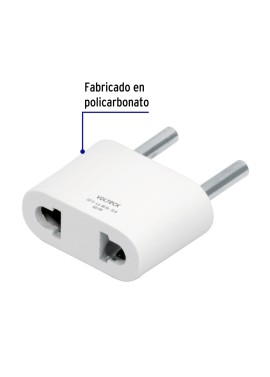 Adaptador barra plana a redonda, Volteck