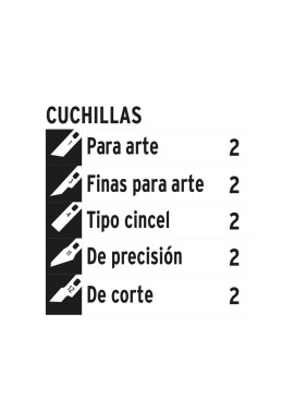 Juego de exactos Hobby con 11 piezas en estuche, Truper