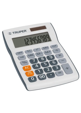 Calculadora de bolsillo, Truper 12cm