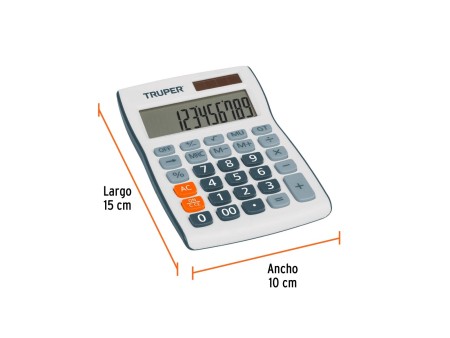 Calculadora de escritorio 15 cm, Truper