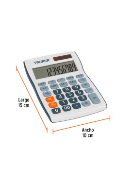 Calculadora de escritorio 15 cm, Truper