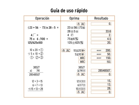 Calculadora de escritorio 15 cm, Truper