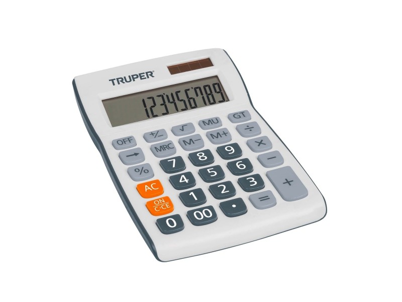 Calculadora de escritorio 19 cm, Truper