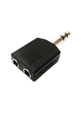 Adaptador 2 Jack 6.3 a Plug 6.3 Stereo AD-135