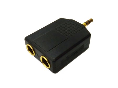 Adaptador 2 Jack 6.3 a Plug...