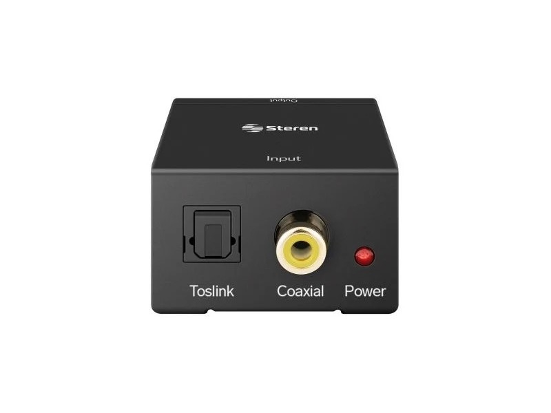 Convertidor de audio digital a analógico (óptico digital / coaxial digital a RCA) (252-900)