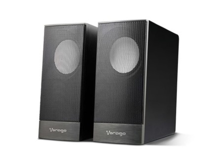 Vorago Bocinas para Computadora SPK-106, Alámbrico, 2.0, 2x 3W, USB, Negro