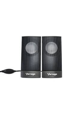 Vorago Bocinas para Computadora SPK-106, Alámbrico, 2.0, 2x 3W, USB, Negro