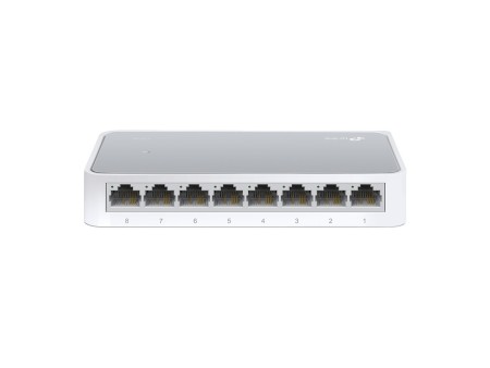 Switch TP-Link Fast Ethernet TL-SF1008D, 8 Puertos 10/100Mbps, 1.6Gbit/s, 1000 Entradas – No Administrable