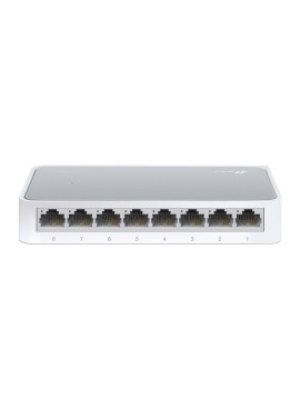 Switch TP-Link Fast Ethernet TL-SF1008D, 8 Puertos 10/100Mbps, 1.6Gbit/s, 1000 Entradas – No Administrable