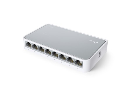 Switch TP-Link Fast Ethernet TL-SF1008D, 8 Puertos 10/100Mbps, 1.6Gbit/s, 1000 Entradas – No Administrable