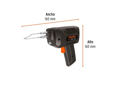 Cautín 140 W tipo pistola con 2 temperaturas, Truper, Código: 17548